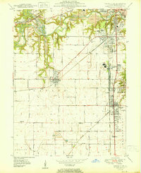 Download a high-resolution, GPS-compatible USGS topo map for Danville SW, IL (1950 edition)