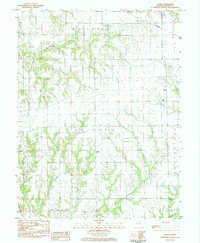 Download a high-resolution, GPS-compatible USGS topo map for Daum, IL (1984 edition)