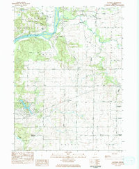 Download a high-resolution, GPS-compatible USGS topo map for Daysville, IL (1984 edition)