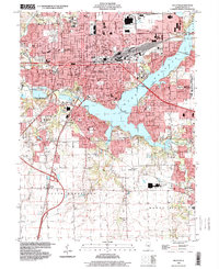 Download a high-resolution, GPS-compatible USGS topo map for Decatur, IL (2000 edition)
