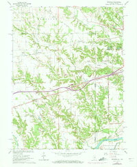 preview thumbnail of historical topo map of Clark County, IL in 1964
