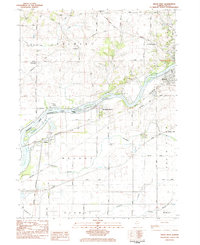 Download a high-resolution, GPS-compatible USGS topo map for Dixon West, IL (1984 edition)