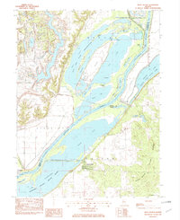 Download a high-resolution, GPS-compatible USGS topo map for Duck Island, IL (1982 edition)