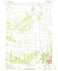 Download a high-resolution, GPS-compatible USGS topo map for Dunlap, IL (1973 edition)