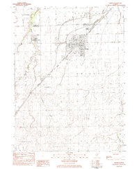 Download a high-resolution, GPS-compatible USGS topo map for Dwight, IL (1983 edition)