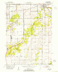 Download a high-resolution, GPS-compatible USGS topo map for Dyer, IL (1955 edition)