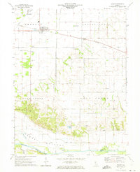 Download a high-resolution, GPS-compatible USGS topo map for Easton, IL (1973 edition)