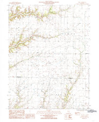 Download a high-resolution, GPS-compatible USGS topo map for Eberle, IL (1985 edition)