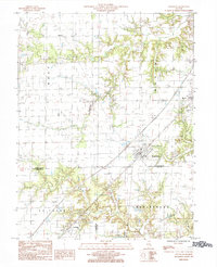 Download a high-resolution, GPS-compatible USGS topo map for Edgewood, IL (1985 edition)