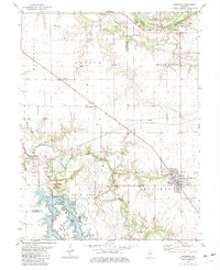 Download a high-resolution, GPS-compatible USGS topo map for Edinburg, IL (1983 edition)