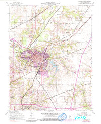 Download a high-resolution, GPS-compatible USGS topo map for Edwardsville, IL (1991 edition)