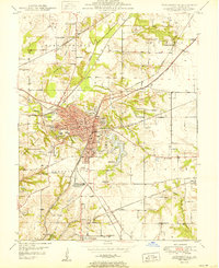Download a high-resolution, GPS-compatible USGS topo map for Edwardsville, IL (1950 edition)