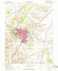 Download a high-resolution, GPS-compatible USGS topo map for Edwardsville, IL (1969 edition)