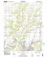Download a high-resolution, GPS-compatible USGS topo map for Effingham North, IL (2002 edition)