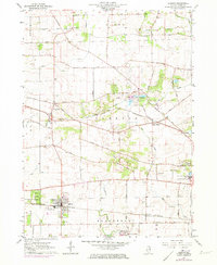 Download a high-resolution, GPS-compatible USGS topo map for Elburn, IL (1973 edition)