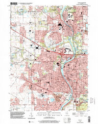 Download a high-resolution, GPS-compatible USGS topo map for Elgin, IL (2002 edition)