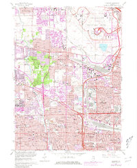 Download a high-resolution, GPS-compatible USGS topo map for Elmhurst, IL (1981 edition)