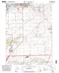 Download a high-resolution, GPS-compatible USGS topo map for Elwood, IL (2002 edition)