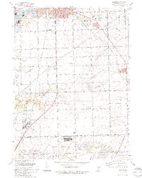 1993 Map of Elwood, 1994 Print