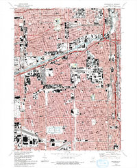 preview thumbnail of historical topo map of Cook County, IL in 1993