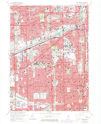 Download a high-resolution, GPS-compatible USGS topo map for Englewood, IL (1973 edition)