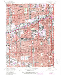 Download a high-resolution, GPS-compatible USGS topo map for Englewood, IL (1981 edition)