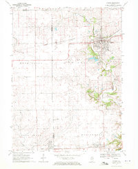 Download a high-resolution, GPS-compatible USGS topo map for Eureka, IL (1972 edition)