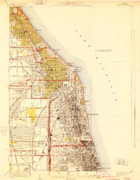 1928 Map of Evanston