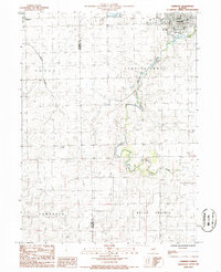 Download a high-resolution, GPS-compatible USGS topo map for Fairbury, IL (1986 edition)