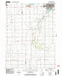 preview thumbnail of historical topo map of Fairbury, IL in 2001