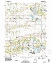 Download a high-resolution, GPS-compatible USGS topo map for Fairview, IL (1996 edition)