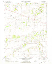 preview thumbnail of historical topo map of Sangamon County, IL in 1971