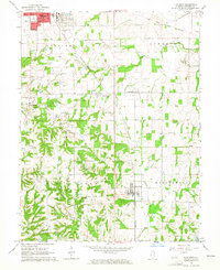 Download a high-resolution, GPS-compatible USGS topo map for Flat Rock, IL (1965 edition)