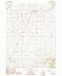 Download a high-resolution, GPS-compatible USGS topo map for Foosland, IL (1985 edition)