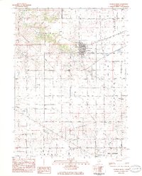 Download a high-resolution, GPS-compatible USGS topo map for Franklin Grove, IL (1984 edition)