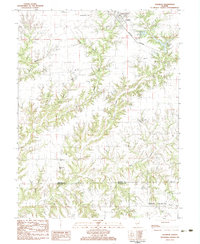 Download a high-resolution, GPS-compatible USGS topo map for Franklin, IL (1983 edition)