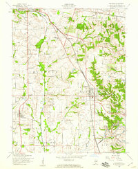 1954 Map of Freeburg, 1958 Print