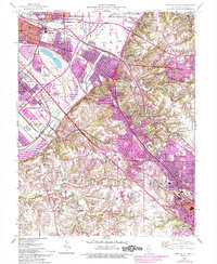 Download a high-resolution, GPS-compatible USGS topo map for French Village, IL (1993 edition)