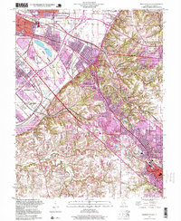 Download a high-resolution, GPS-compatible USGS topo map for French Village, IL (1999 edition)