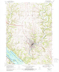 Download a high-resolution, GPS-compatible USGS topo map for Galena, IL (1989 edition)