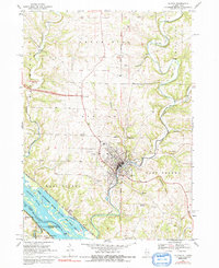 Download a high-resolution, GPS-compatible USGS topo map for Galena, IL (1992 edition)