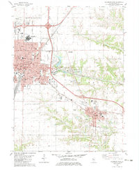 Download a high-resolution, GPS-compatible USGS topo map for Galesburg East, IL (1983 edition)