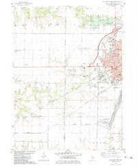 Download a high-resolution, GPS-compatible USGS topo map for Galesburg West, IL (1983 edition)