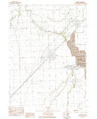 Download a high-resolution, GPS-compatible USGS topo map for Gardner, IL (1983 edition)