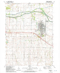 Download a high-resolution, GPS-compatible USGS topo map for Geneseo, IL (1992 edition)