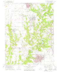 Download a high-resolution, GPS-compatible USGS topo map for Gillespie South, IL (1977 edition)