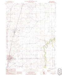 Download a high-resolution, GPS-compatible USGS topo map for Gilman, IL (1986 edition)