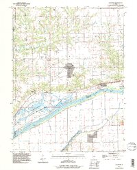 preview thumbnail of historical topo map of Glasford, IL in 1996