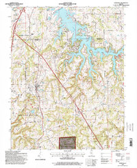 Download a high-resolution, GPS-compatible USGS topo map for Goreville, IL (1998 edition)
