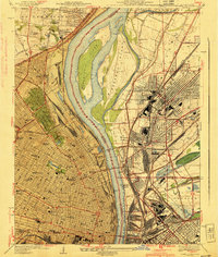 1940 Map of Granite City